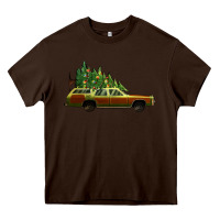 Chocolate Brown christmas vacation car Heavy Core Tee - Jasminsmagicworld