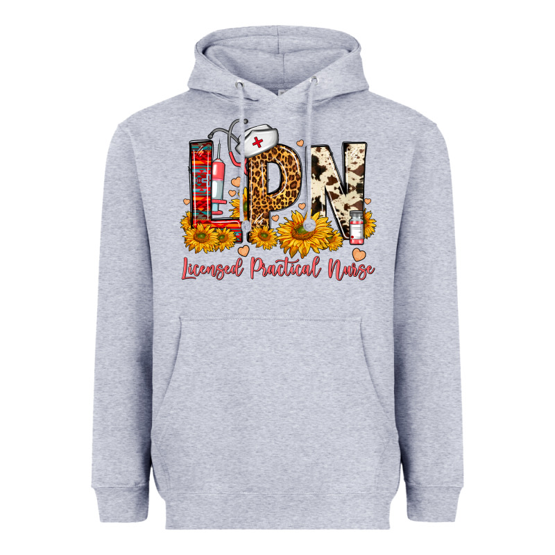 Western Lpn Licensed Practical Nurse Heavyweight Hoodie by FaDigitalArtStudio | Teevron