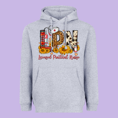 Western Lpn Licensed Practical Nurse Heavyweight Hoodie Designed By Fadigitalartstudio