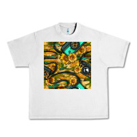 Lunar Rock Leopard Digital Camera And Sunflowers With Camouflage Seamless Pattern Urban Heavy Tee - BundleAndBundleShop