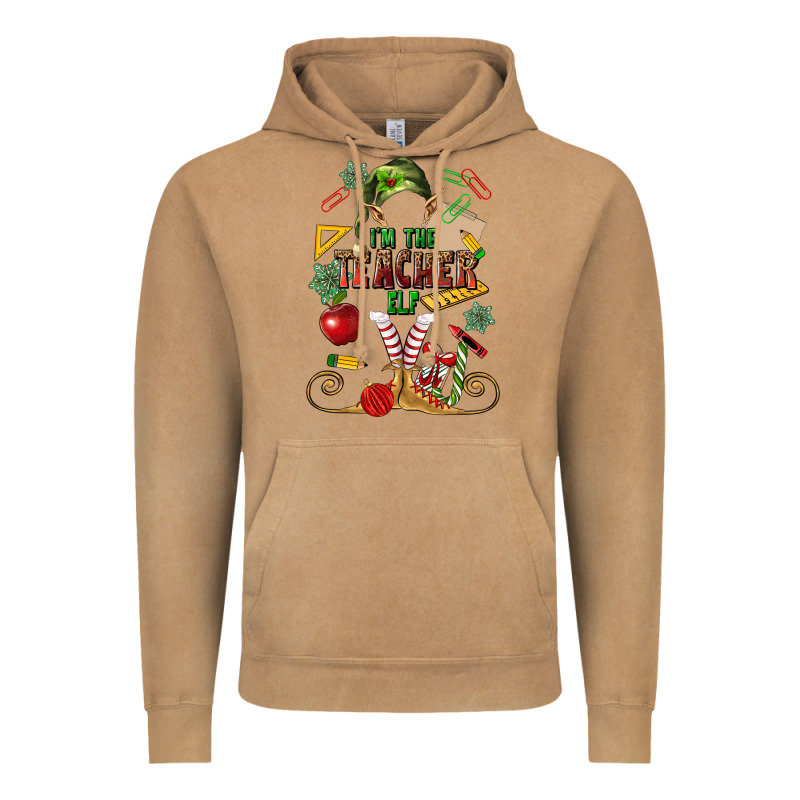 Im Teacher Elf Vintage Hoodie by MaliasSmallBusiness | Teevron