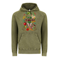 Vintage Olive im teacher elf Vintage Hoodie - MaliasSmallBusiness