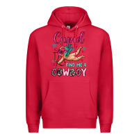 Cardinal cupid find me a cowboy Premium Hoodie - OliviaCreatesArt