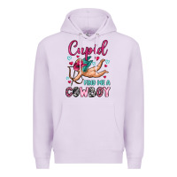 Lilac cupid find me a cowboy Premium Hoodie - OliviaCreatesArt