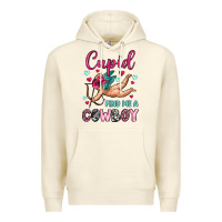 Sandshell cupid find me a cowboy Premium Hoodie - OliviaCreatesArt