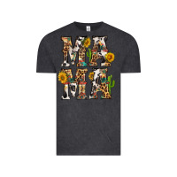 Vintage Black Western Mama With Sunflowers Vintage Tee - BundleAndBundleShop