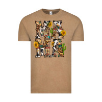 Vintage Coffee Western Mama With Sunflowers Vintage Tee - BundleAndBundleShop