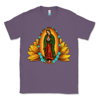 Lavender sunflower our lady of guadalupe Classic Tee - JahusDesignShop