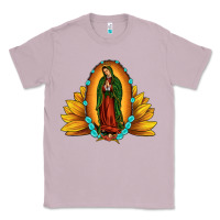 Lilac sunflower our lady of guadalupe Classic Tee - JahusDesignShop