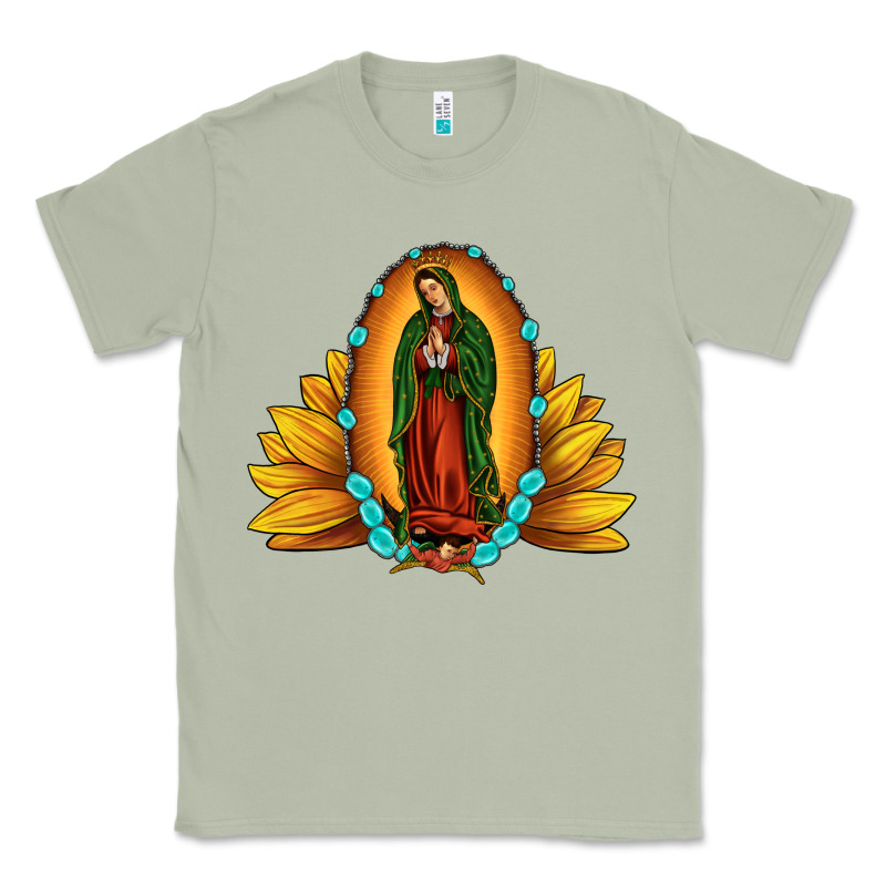 Sunflower Our Lady Of Guadalupe Classic Tee by JahusDesignShop | Teevron