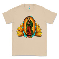 Mushroom sunflower our lady of guadalupe Classic Tee - JahusDesignShop
