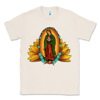 Natural sunflower our lady of guadalupe Classic Tee - JahusDesignShop