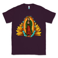Plum sunflower our lady of guadalupe Classic Tee - JahusDesignShop