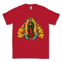 Red sunflower our lady of guadalupe Classic Tee - JahusDesignShop