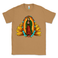 Toasted Coconut sunflower our lady of guadalupe Classic Tee - JahusDesignShop