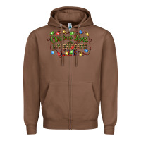Chestnut christmas lights are my favorite color Zipper Hoodie - CowGirlArtShop