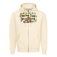 Sandshell christmas lights are my favorite color Zipper Hoodie - CowGirlArtShop