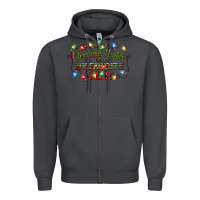 Smoke christmas lights are my favorite color Zipper Hoodie - CowGirlArtShop