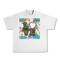 Lunar Rock Leopard Love Hair And Mirror With Daisy Seamless Pattern Bbs Urban Heavy Tee - BundleAndBundleShop