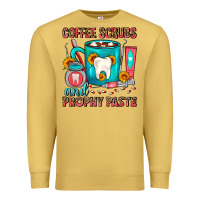 Antique Gold Coffee Scrubs And Prophy Paste Dentist Coffee Premium Sweatshirt - FaDigitalArtStudio