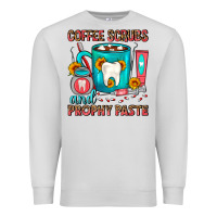 Dove Grey Coffee Scrubs And Prophy Paste Dentist Coffee Premium Sweatshirt - FaDigitalArtStudio