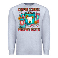 Heather Grey Coffee Scrubs And Prophy Paste Dentist Coffee Premium Sweatshirt - FaDigitalArtStudio