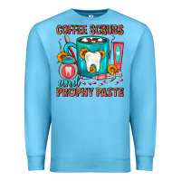 Ocean Blue Coffee Scrubs And Prophy Paste Dentist Coffee Premium Sweatshirt - FaDigitalArtStudio