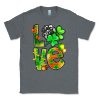 Charcoal Heather St.Patrick Love With Clover Classic Tee - BundleAndBundleShop