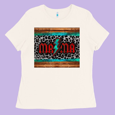 Leopard Lightning Bolt Mama Mother's Day Tumbler Ladies Tee Designed By Jasminsmagicworld