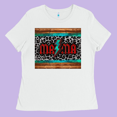 Leopard Lightning Bolt Mama Mother's Day Tumbler Ladies Tee Designed By Jasminsmagicworld