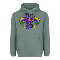 Sage mardi gras crawfish Heavyweight Hoodie - FaDigitalArtStudio