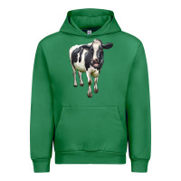 Emerald Holstein Bull Urban Hoodie - LillyAllenDesigns