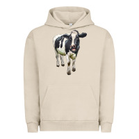 Pigment French Oak Holstein Bull Urban Hoodie - LillyAllenDesigns