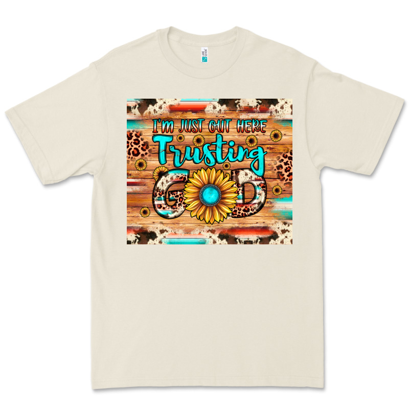 I'm Just Out Here Trusting God Premium Tee by JahusDesignShop | Teevron