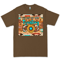 Cacao i'm just out here trusting god Premium Tee - JahusDesignShop