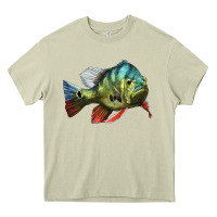 Mossy Peacock Bass Illustrations Heavy Core Tee - LillyAllenDesigns