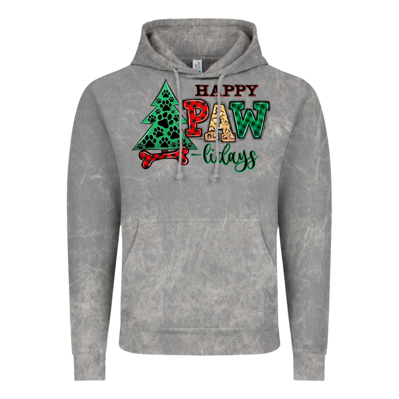 Happy Pawlidays Christmas Pets Vintage Hoodie by MaliasSmallBusiness | Teevron