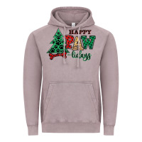 Vintage Zinc happy pawlidays christmas pets Vintage Hoodie - MaliasSmallBusiness