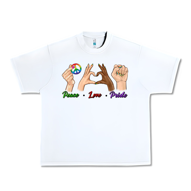 Peace Love Pride Urban Heavy Tee by BundleAndBundleShop | Teevron