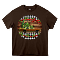 Chocolate Brown Christmas vacation car Christmas Heavy Core Tee - Jasminsmagicworld