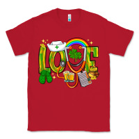 Red St. Patrick's Love Nurse Classic Tee - BundleAndBundleShop