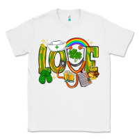 White St. Patrick's Love Nurse Classic Tee - BundleAndBundleShop