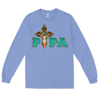 Colony Blue Papa Jesus with Cross Long Sleeve Tee - Bettercallsaul