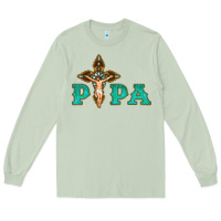 Matcha Papa Jesus with Cross Long Sleeve Tee - Bettercallsaul