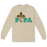 Mushroom Papa Jesus with Cross Long Sleeve Tee - Bettercallsaul