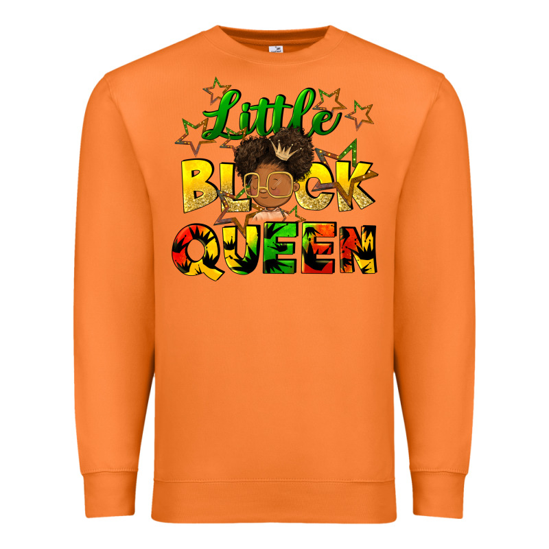 Little Black Queen Premium Sweatshirt by FaDigitalArtStudio | Teevron