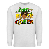 Oatmeal Heather Little black queen Premium Sweatshirt - FaDigitalArtStudio