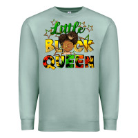 Seafoam Little black queen Premium Sweatshirt - FaDigitalArtStudio