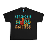 Black Strength Hope Faith Urban Heavy Tee - BundleAndBundleShop