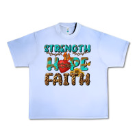 Grape Ice Strength Hope Faith Urban Heavy Tee - BundleAndBundleShop